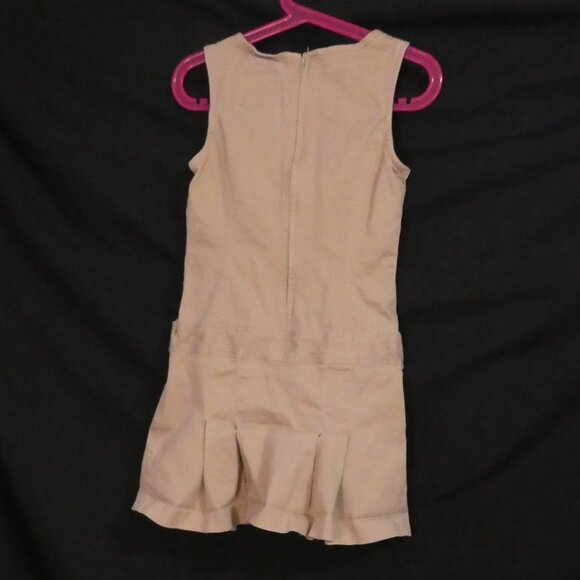Y2K OLD NAVY Clothing Co. Uniform size 6 Sleeveless Cotton Dress Zip-Up Back - Picture 2 of 16